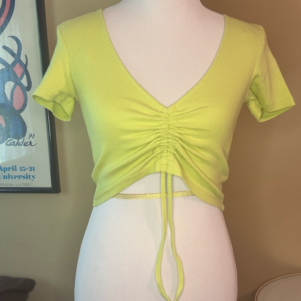 NWT Zara ribbed crap top
